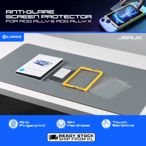 JSAUX GP0113A Anti-Glare Screen Protector for ROG Ally & ROG Ally X Tempered Glass Screen Protector with 9H Hardness
