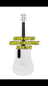 Paket Kayu Gitar Akustik Premium Model Lava Me 3/4 Lucu ASLI PRODUK Lokal Tebal dan Tanam Besi