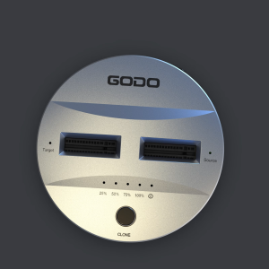 GODO NVMe/SATA M.2 Duplicator Dual-Bay Offline Clone USB C to NVME/SATA Docking Station for M2 SSD M Key and B+M Key Hard Drives Enclosure Tool Free Aluminum10 Gbps USB3.1 Gen2 Type-C Adaptor