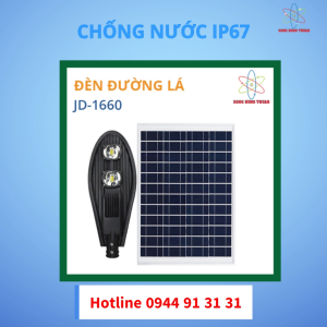 Đèn Đường Lá Năng Lượng Mặt Trời JINDIAN 100W JD-1660