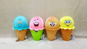 Boneka Spongebob Boneka Ice Cream Karakter SpongeBob Patrick Squid XL