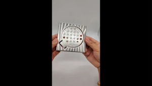 CP-100 10CMX10CM Stainless Steel Floor Grating Floor Trap Cover Drain Floor Strainer Water Drainer