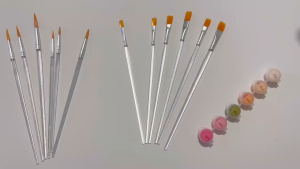2024 6PCS Artist Brush Set or per piece professional Fan Brush oil brush tools school Painting Brush