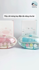 Máy cắt móng tay điện đa năng cho bé tặng kèm pin AA bảo hành 6 tháng