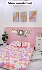 Wall Decor Dinding Panel Kayu Aesthetic Wall Batten Kamar Trending Ketebalan 6mm 7X100cm 7X122cm