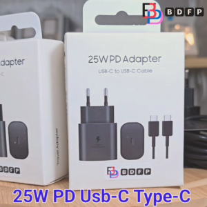 ที่ชาร์จ Samsung 25W Type-C BDFP เหมาะกับ ซัมซุง A55 5G ชาร์จด่วนแบบพิเศษ Adaptive Fast Charging สายชาร์จ 3A หัวชาร์จ EU สีดำ