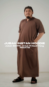 JUBAH INSTAN HOODIE ROSAL: Jubah Gamis Sholat Shalat Pria Muslim