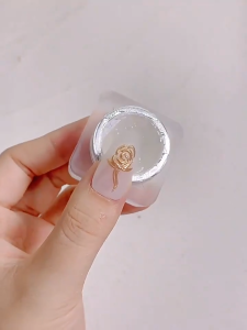 Semi Solid Nail Magic Mirror Powder Molding Glue 8g with Mirror Powder DIY Manicure Glue Manicure Tool