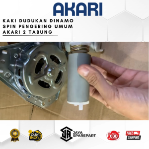 Kaki Dudukan Dinamo Spin Pengering Umum AKARI 2 Tabung