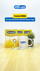 ETAWALIN 100% Original - Mengatasi Maslah Nyeri Sendi Syaraf Kejepit Asam Urat Rematik 200gram