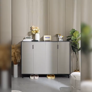 ตู้เก็บรองเท้า เครื่องประดับ ปริมาณ 18 บรรจุภัณฑ์ รุ่น 3 สี เช่น ของรองเท้า และ วัสดุ ที่ประสงค์ดี 2 ชั้นวาง 1 ชั้นตู้อน 1 ชั้นตู้เก็บรองเท้า เสร็จสิ้นและเป็นตัวเต็มที่สุดท้านตู้