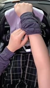 Ice Sleeves Men Sun Protection Enlarged Loose Cycling Fishing Work Arm Perlindungan Matahari Kerja Memancing Berbasikal