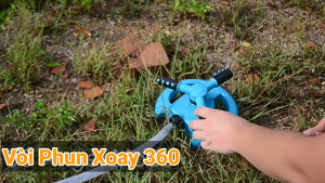 [HCM]Thiết bị tưới nước tự động 3 trục xoay 360° Tưới 3 cánh Chân đế hình mặt trăng tưới vườnTưới cây cảnh phun mưa làm mát mái tôn bê tông