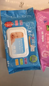 Pure Baby Cleansing Wipes Tea Olive Isi 60 Pcs wipes