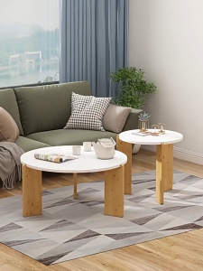 Coffee Table Round Combination Of Solid Wood Coffee Table Modern Living Room Center Table Side Table