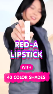 Red-A Lipstick 601-610 Original Matte 3g ( Red A Viva Cosmetics ) (BPOM)