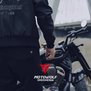 Motowolf Sarung Tangan Motor Touring Retro Kulit Touchscreen Soft Protector 0345