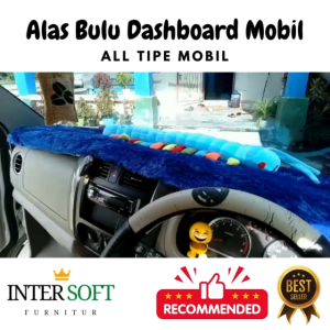 ALL TIPE (UNIVERSAL) Alas Bulu Dasboard Mobil Premium Karindo Cover Dashboard Car Pelindung Panas