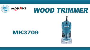 MONAKE Wood Trimmer Kayu 6mm 1/4 Inchi Mesin Router Profil List Kayu Trimer Ruter Set MK3709