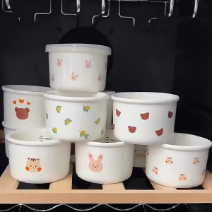 BIBELOT กระปุ๊กใส่อาหาร กระปุ๊กใส่อาหารสำหรับเด็ก 1ใบมาพร้อมฝาปิด กระปุ๊กเข้าไมโคเวฟได้ สินค้าพร้อมส่งจากไทย