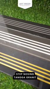 List Granit 60 cm Glossy Step Nosing Tangga / Lis Plint Plin Garis Pijakan Aman Anak Tangga Warna Gold Silver Abu - Lazada