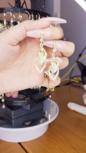 Bông tai nữ sang trọng FX277 thu đông - bông tai vàng kiểu bông tai hàn quốc bông tay nữ kiểu bông tai nữ ngầu bong tay nữ đẹp kiểu cá tính bong tai nữ đơn giản bông tai dây dài BSTKL - [NaLa Shop]