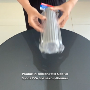 Kleaner Refill Alat Pel Lantai Spons PVA Tipe Sekrup Floor Mop Pembersih Lantai GSRA005