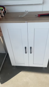 Flexidesignx Shoe Rack Soft Close 2 Door White Shoe Cabinet Storage Organizer – HEMNES