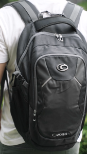 Ozone Ransel Sekolah Kuliah Laptop Backpack 166 Cordura + Raincover