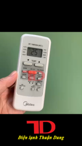 Remote dùng cho máy lạnh MIDEA điều khiển dùng cho máy lạnh MIDEAĐiện Lạnh Thuận Dung