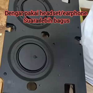 Original Speaker Pasif Subwoofer DEVIALET 5 Inch Ultra Tipis 50 watt