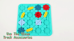 69.[SEDIA STOK ADA]🚗Playkidzz mn s Mainan Kereta Berselirat STEM kanak Logical Road Builder Toys - 迷宫回力小车闯关益智游戏