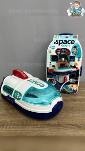 ✅พร้อมส่งในไทย✅ 🚀ของเล่นเด็ก สถานีอวกาศ Space craft มีไฟและเสียงเอฟเฟคเพิ่มความตื่นเต้น 🛸🚀 B240603112