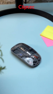Cliptec Mouse Rechargeable Transparant RZS630