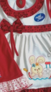 Dress Pendek Bayi Perempuan Motif Kelinci Planet Kidz - Planet Kids (Planet Kid)