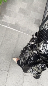 Amena One Set - Setelan Tunik Motif Jumbo Wanita Terbaru Setcel Kekinian Crinkle Viral Dewasa Ibu-Ibu Stelan Ootd Hijab