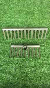 (หนาพิเศษ) คราดเหล็ก ( 9ฟัน/13ฟัน) มือเสือ หล่อทั้งชิ้นไร้จุดเชื่อม คราดใบไม้ วัชพืช คราด