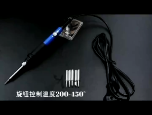 15-in-1 Soldering Iron Set 60W Electric Solder Iron Set Temperature Adjustable Electric Soldering Iron Set Portable Repair Soldering Iron Welding Tool