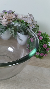 CHOBIG Mangkuk Kaca 3500ml Bening Mangkok Sayur Salad XL Jumbo 3.5L KIG BIB