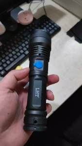 LYX #839 XHP50 LED Flashlight Built In 18650 Battery Rechargeable Torch 3 Lighting Modes Waterproof USB Hunting Lantern For Home Outdoor Camping Hiking Adventure Emergency Lighting