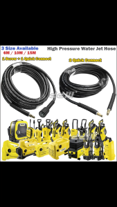 [READY STOCK] KARCHER High Pressure Water Cleaning Hose 6M 10M 15M Water Jet Hose K1 K2 K4 K5 K2.050 K2.350 K2.360 K4 K5
