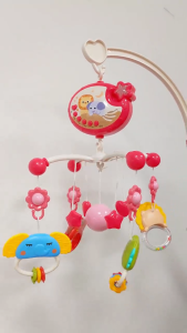 Baby Crib Toys Hanging with Music Projection Remote Control Rotating Bed Bell Newborn Sleeping Toy