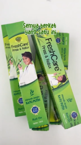 Fresh Care  Roll On FreshCare Press Relax Minyak Angin Kayu Putih Aromateraphy 10ml