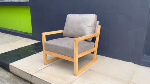 Nordale Timber Sofa / Mid Century Modern Accent Chair - FRM6318