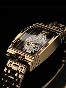 TRILLIONID NEW✅ Jam Tangan Pria Bisnis Analog Transparant BP09 Stainless Steel Anti Karat Luntur Dial Persegi Tahan Air Bercahaya Dalam Gelap COD