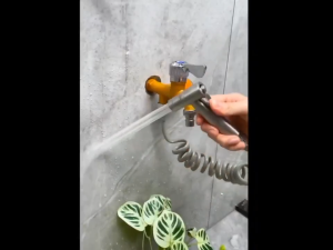 Vòi 2 đường nước ra  V102 vòi nước đôi chia 2 cổng xả thông minh vòi nhựa cao cấp sen tắm lạnh tiết kiệm