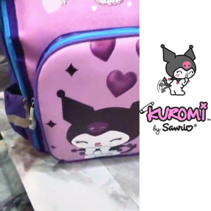 TAS RANSEL ANAK SEKOLAH TK SD LAKI LAKI DAN PEREMPUAN PREMIUM KANTUNG BESAR DAN LUAS BAHAN ANTI AIR Kuromi Tabung