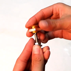 Top Produk 2Pcs 3mm Push Button Quick Release Hood Lock Clip Car Bumper Latch Kit