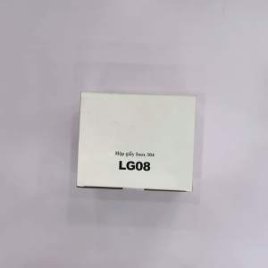 Hộp đựng giấy vệ sinh vuông kín sus 304 VINA LG 08