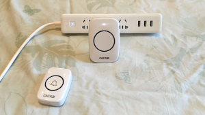 Yieryi Wireless Doorbell 60 Chime 110db 2 Button 3 Receiver Waterproof Doorbell 300M Remote US Plug Chime Battery